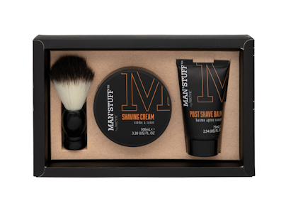 Manstuff Shave trio with brush lahjapakkaus