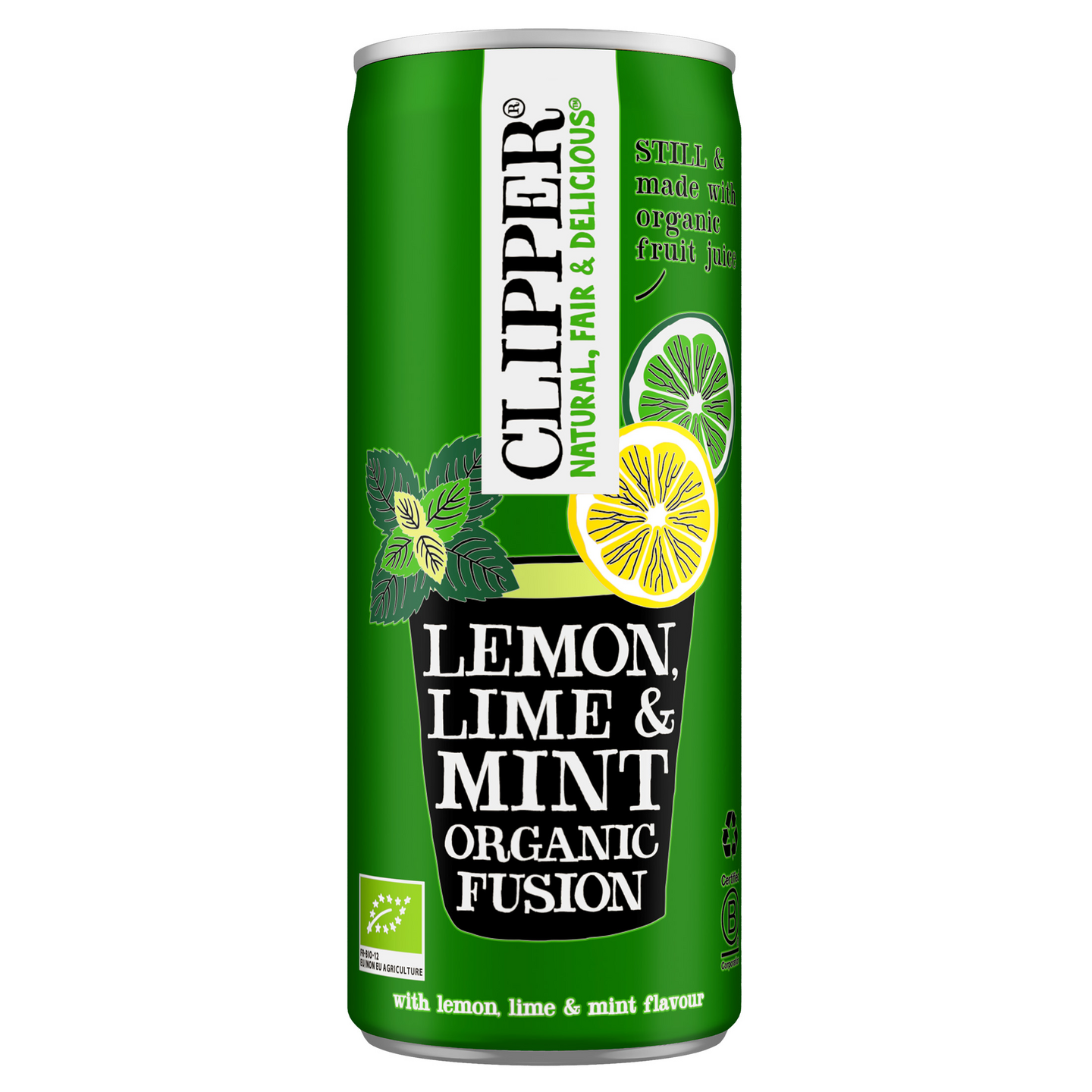 Clipper Hiilihapoton juoma Sitruuna, lime minttu 250ml Luomu