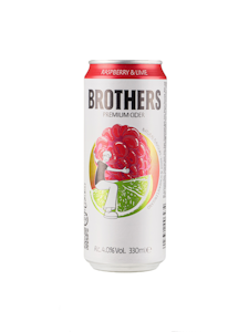 BROTHERS Vadelma & Lime siideri 4,0% 33cl tlk