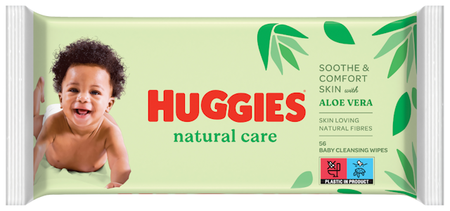 Huggies Natural Care puhdistuspyyhe 56kpl