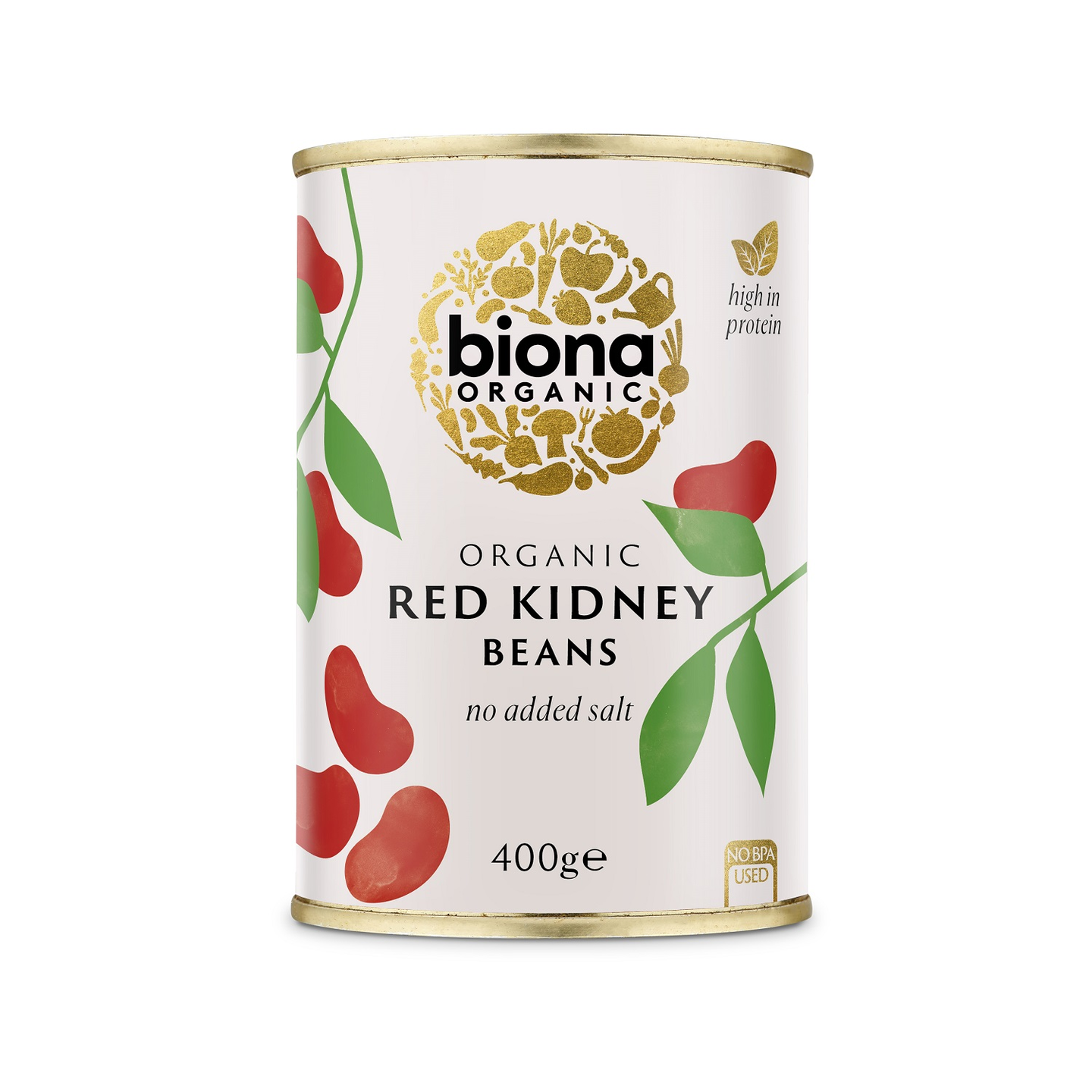 Biona Luomu punainen kidneypapu vedessä 400g/240g