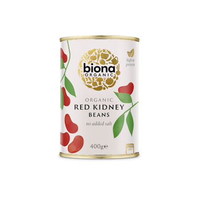 Biona Luomu punainen kidneypapu vedessä 400g/240g