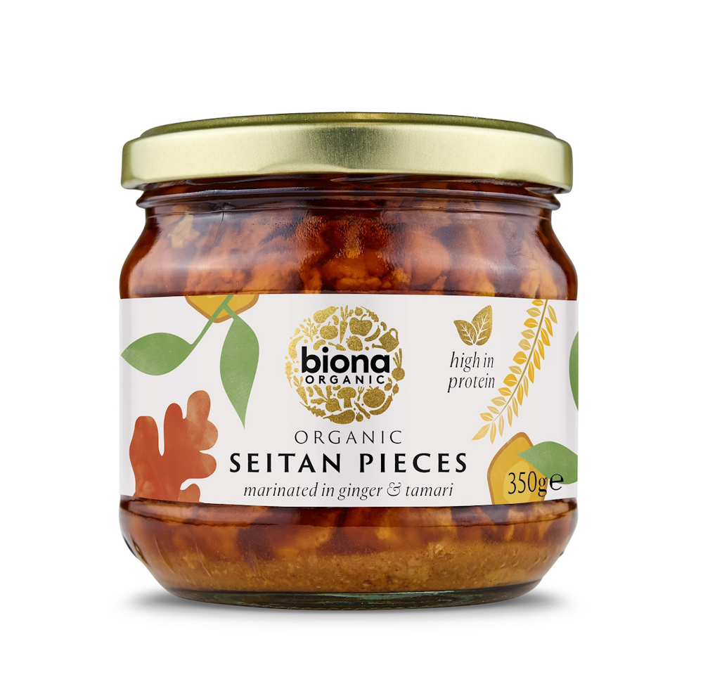 Biona Marinoitu Luomu seitan palat 350g — HoReCa-tukku Kespro