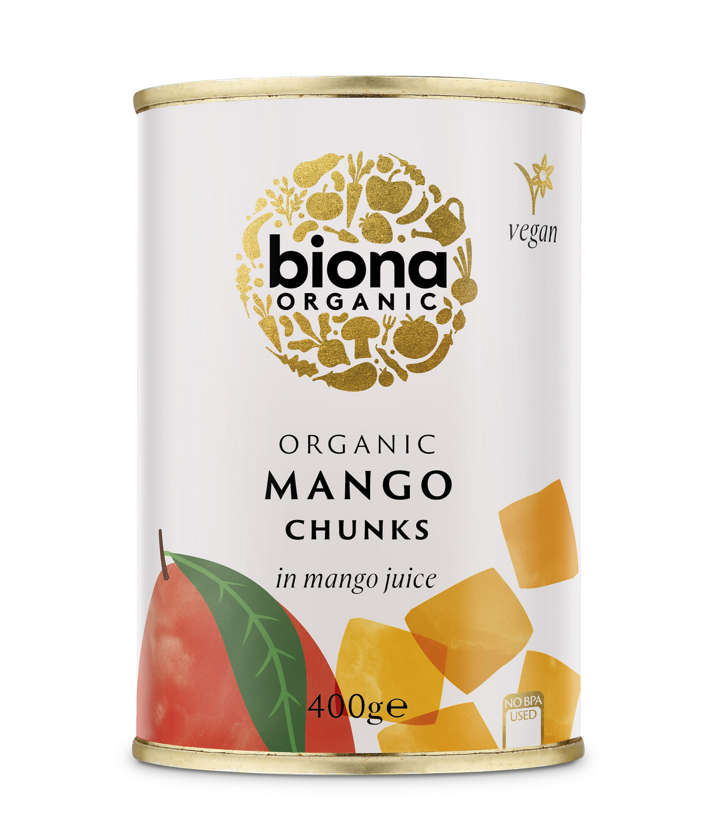 Biona Luomu Mangopalat mehussa 400g/240g