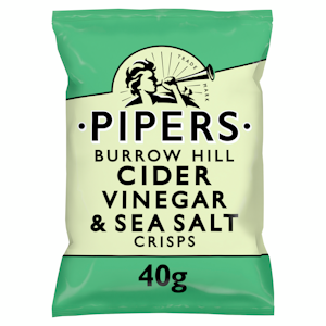 Pipers Crisp Burrowhill Cider Vinegar & Sea Salt 40 g