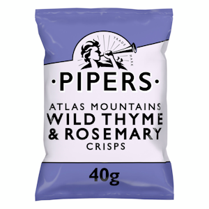 Pipers Crisp Atlas Mountains Wild Thyme & Rosemary 40 g