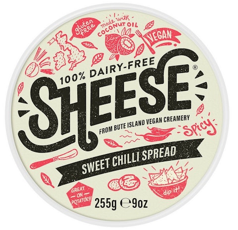 Creamy Sheese 255g kermainen makea chili maidoton vaihtoehto tuorejuustolle