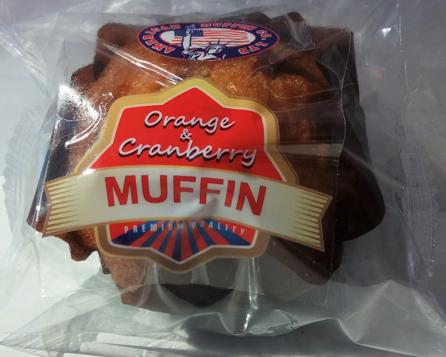 American karpalo-appelsiini muffinssi 90g gluteeniton