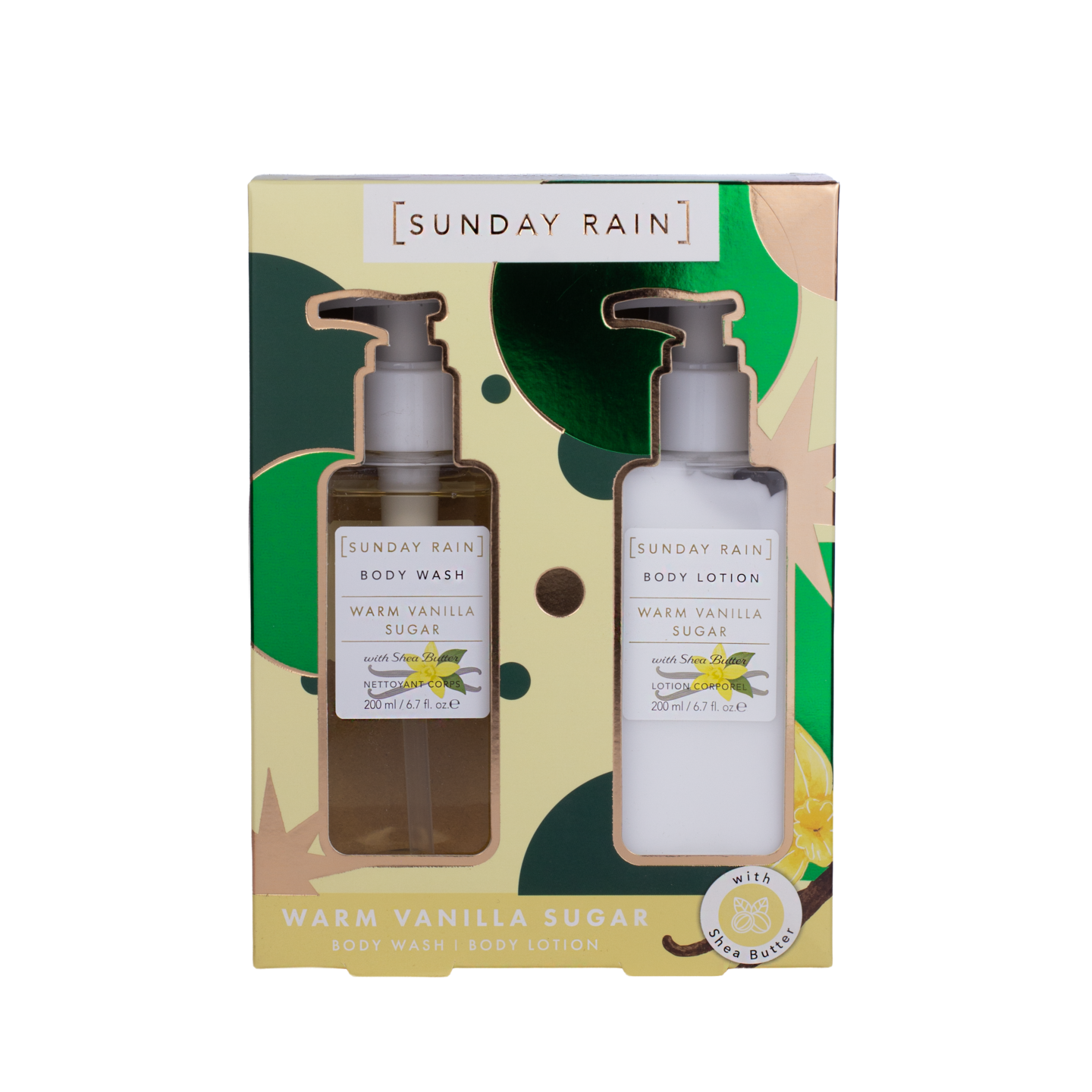 Sunday Rain Warm Vanilla Sugar Body DuoWarm Vanilla Sugar Body Duo