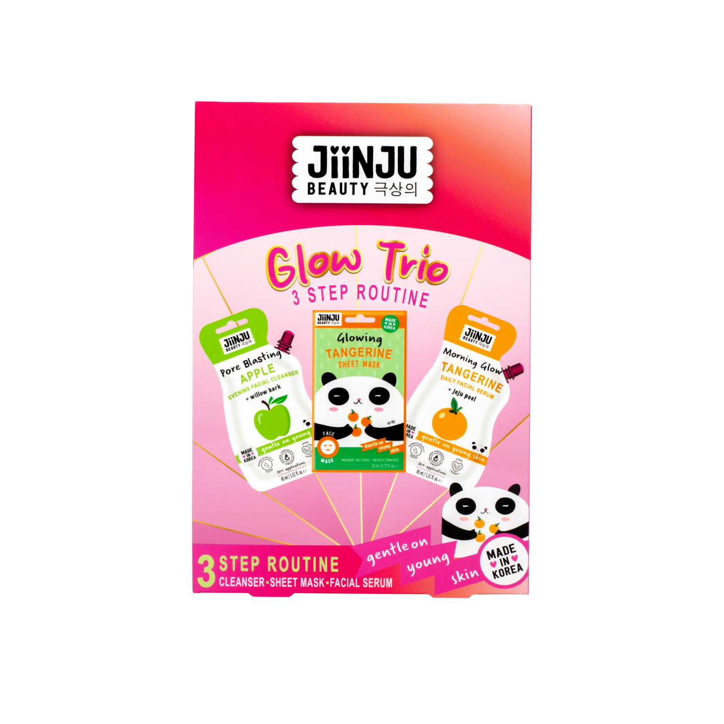 Jinju Glow Trio Set lahjapakkaus