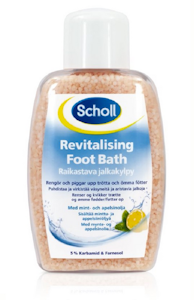 Scholl jalkakylpy 275g raikastava