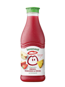 Innocent ananas-mansikkamehu 900ml