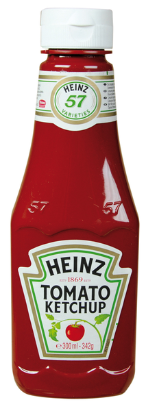 Heinz Ketsuppi punainen muovipullo 300ml/342g