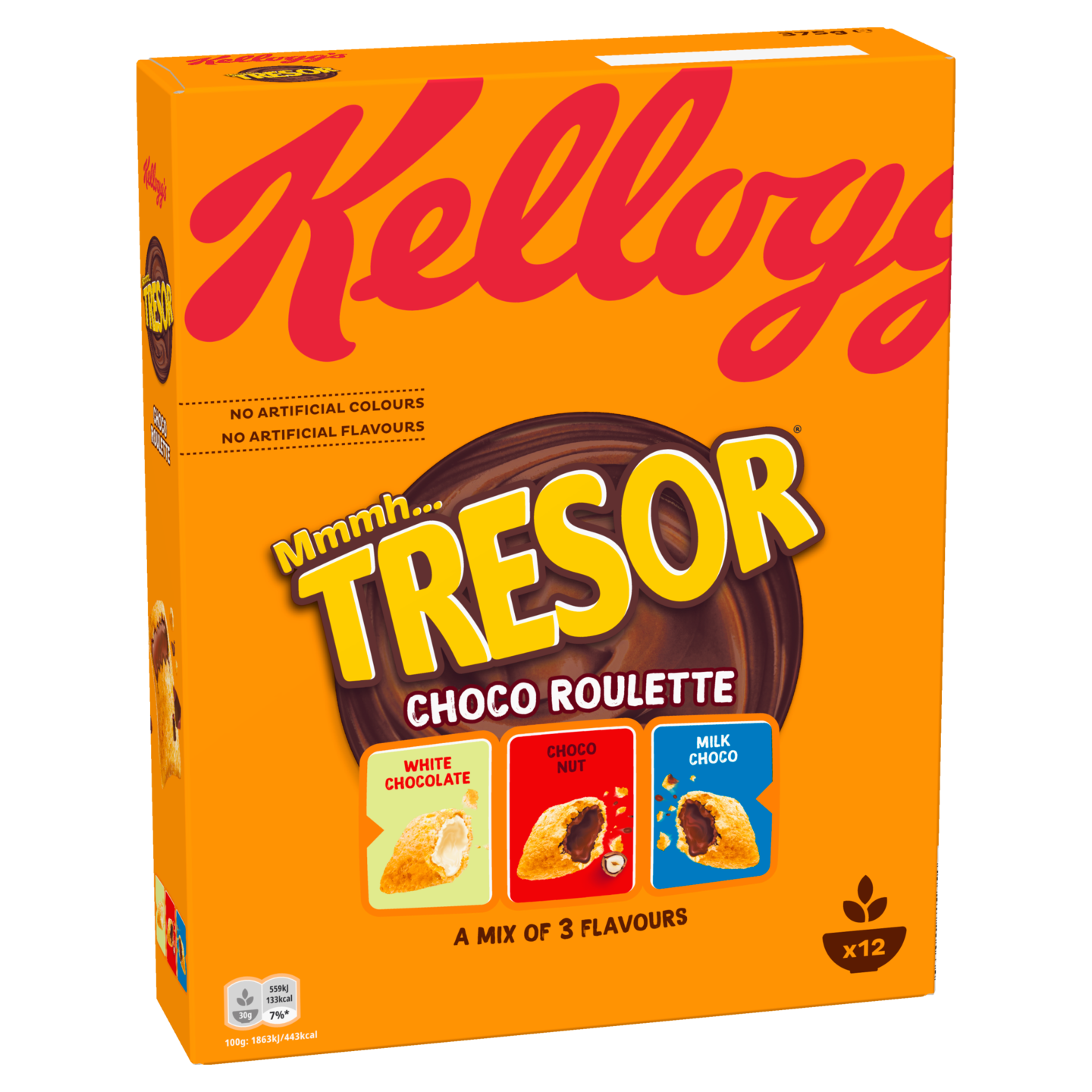 Kellogg’S Tresor Choco Nougat 375 G – QRJMN