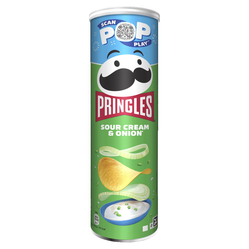 Pringles 185g Sour Cream-Onion