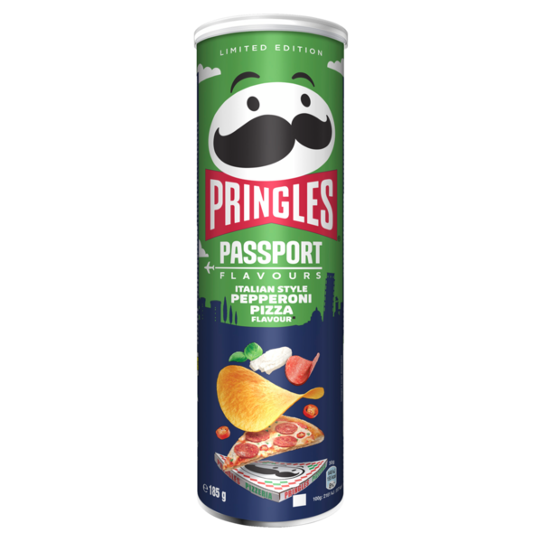 Pringles 185g italian style pepperon piz