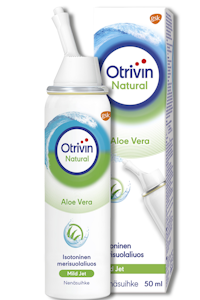 Otrivin Natural Aloe Vera nenäsuihke 50 ml isotoninen merisuolaliuos