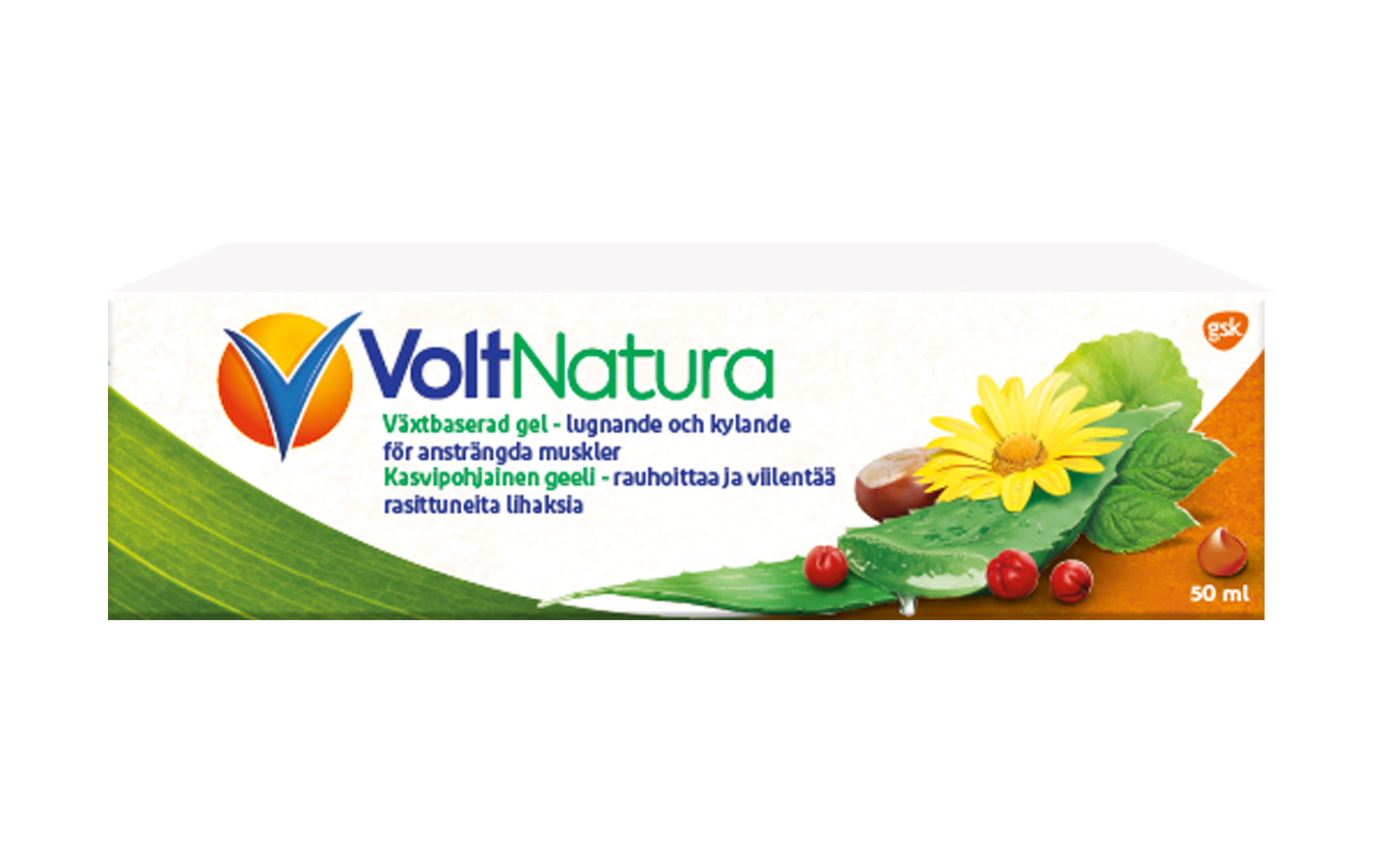 VoltNatura geeli 50ml lajitelma 60kpl dis