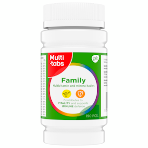 Multi-tabs Family monivitamiini 190kpl 140g