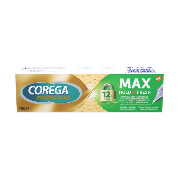 Corega hammasproteesin kiinnitevoide 40g Power Max Hold+Fresh