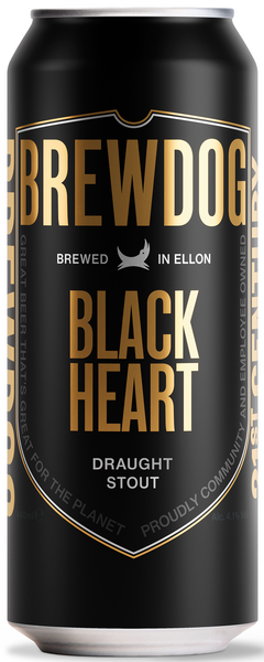 BrewDog Black Heart Stout olut 4,1% 0,44l