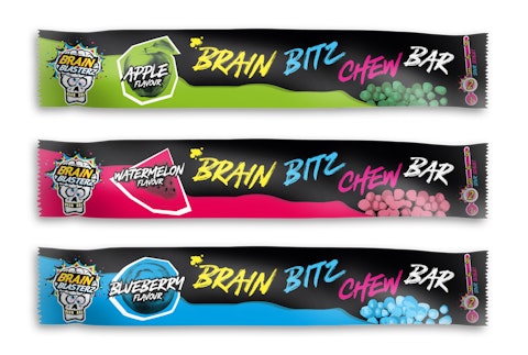 Brain Blasterz Brain Bitz Chew Bar kirpeä toffee 20g