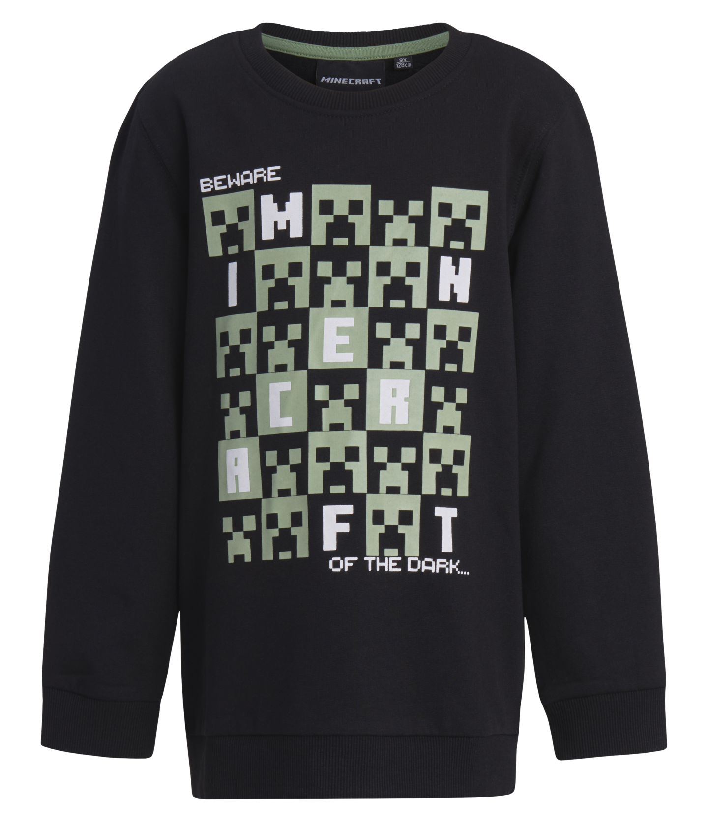 Minecraft lasten collegepaita