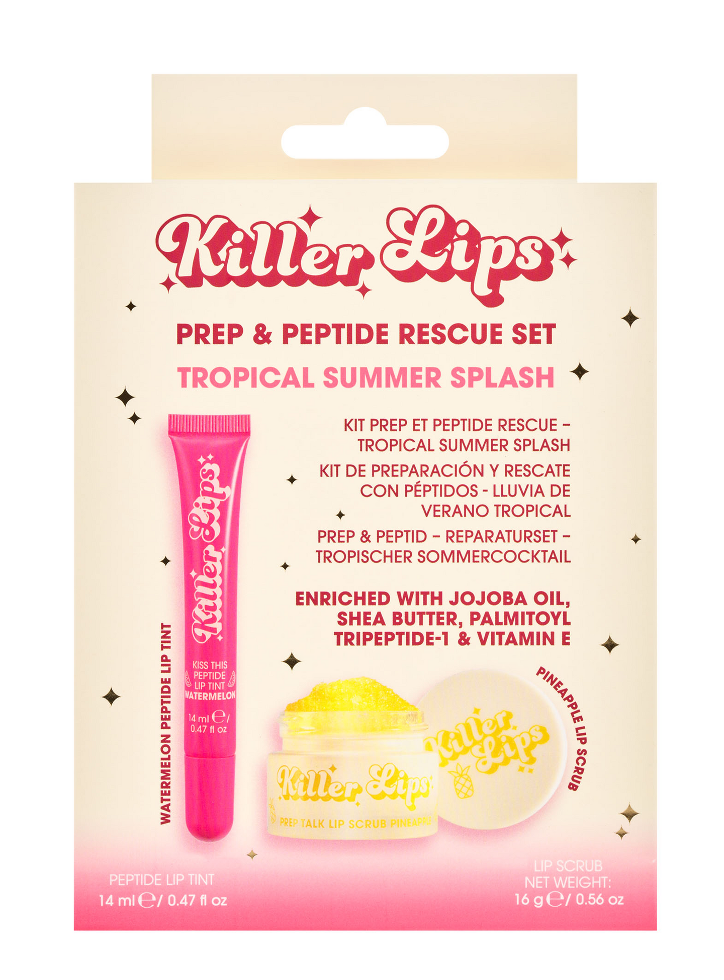Killer Lips Prep & Peptide Rescue Set Tropical