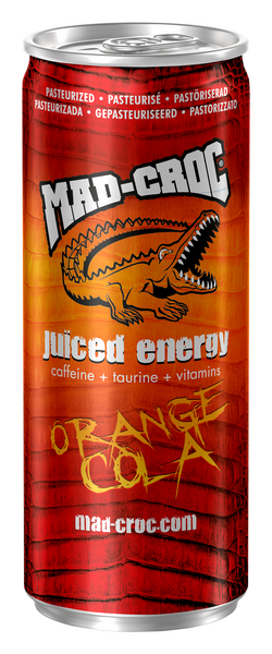 Mad Croc energiajuoma appelsiini cola 0,25l
