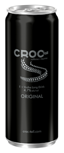 Croc Tail E Vodka long drin Original 4,7% 0,33l