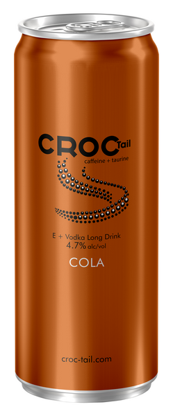 Croc Tail E Vodka Cola 4,7% 0,33l