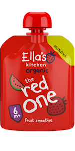 Ella's Kitchen The Red One Luomu punainen hedelmäsmoothie 90g 6kk