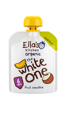 Ella's Kitchen Luomu valkoinen hedelmäsmoothie 90g 6kk