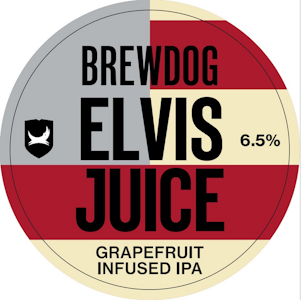 BrewDog Elvis Juice Grapefruit Infused IPA 6,5% 20l