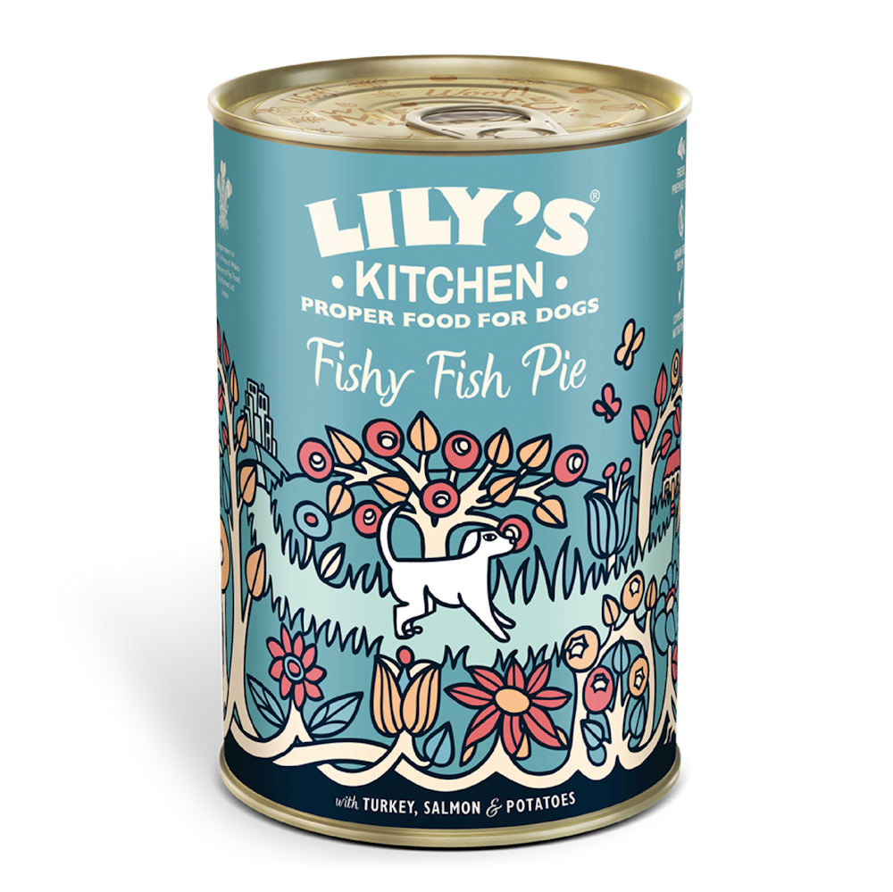Lilys Kitchen 400g Fishy Fish Pie koiranruoka kalkkunalohisilakka