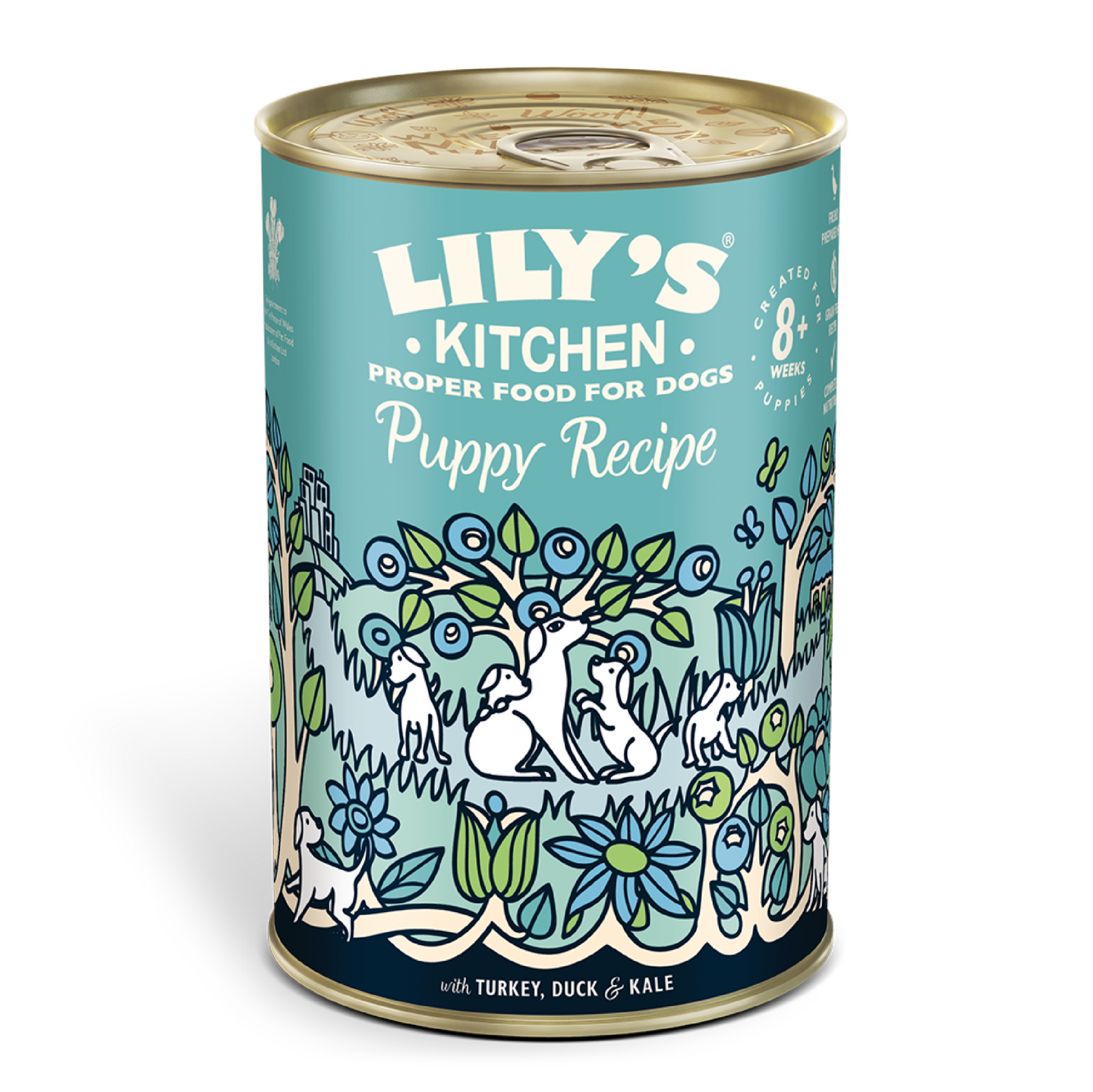 Lilys Kitchen 400g Puppy Recipe koiranruoka kalkkuna-ankka