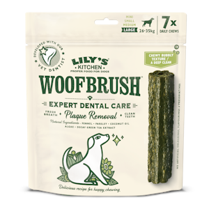 Lily's Kitchen 7 x 47g Woofbrush Dental Care Large koiranherkku