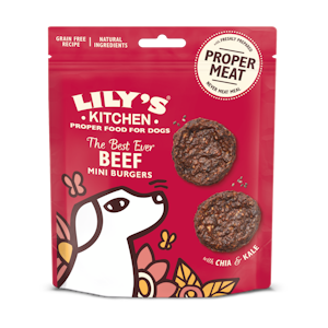 Lily's Kitchen 70g The Best Ever Beef Mini Burgers koiranherkku