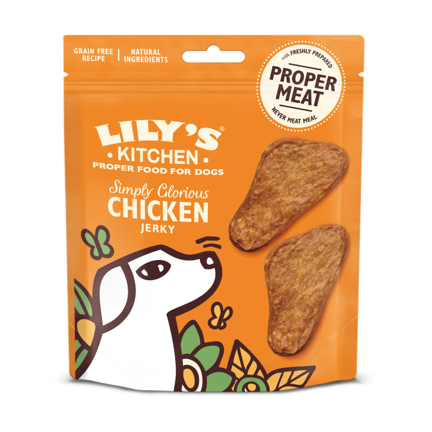 Lily's Kitchen 70g Simply Glorious Chicken Jerky koiranherkku