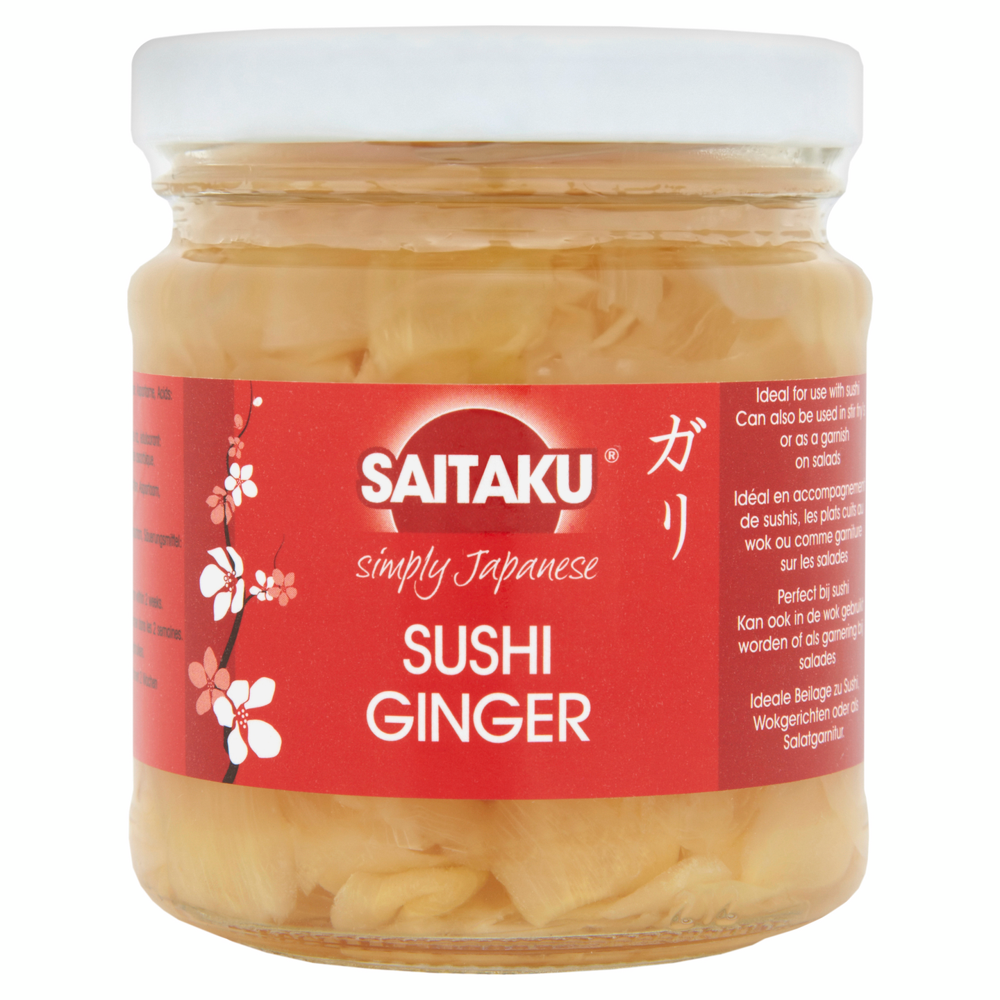 Saitaku Sushi Inkivääri 190g