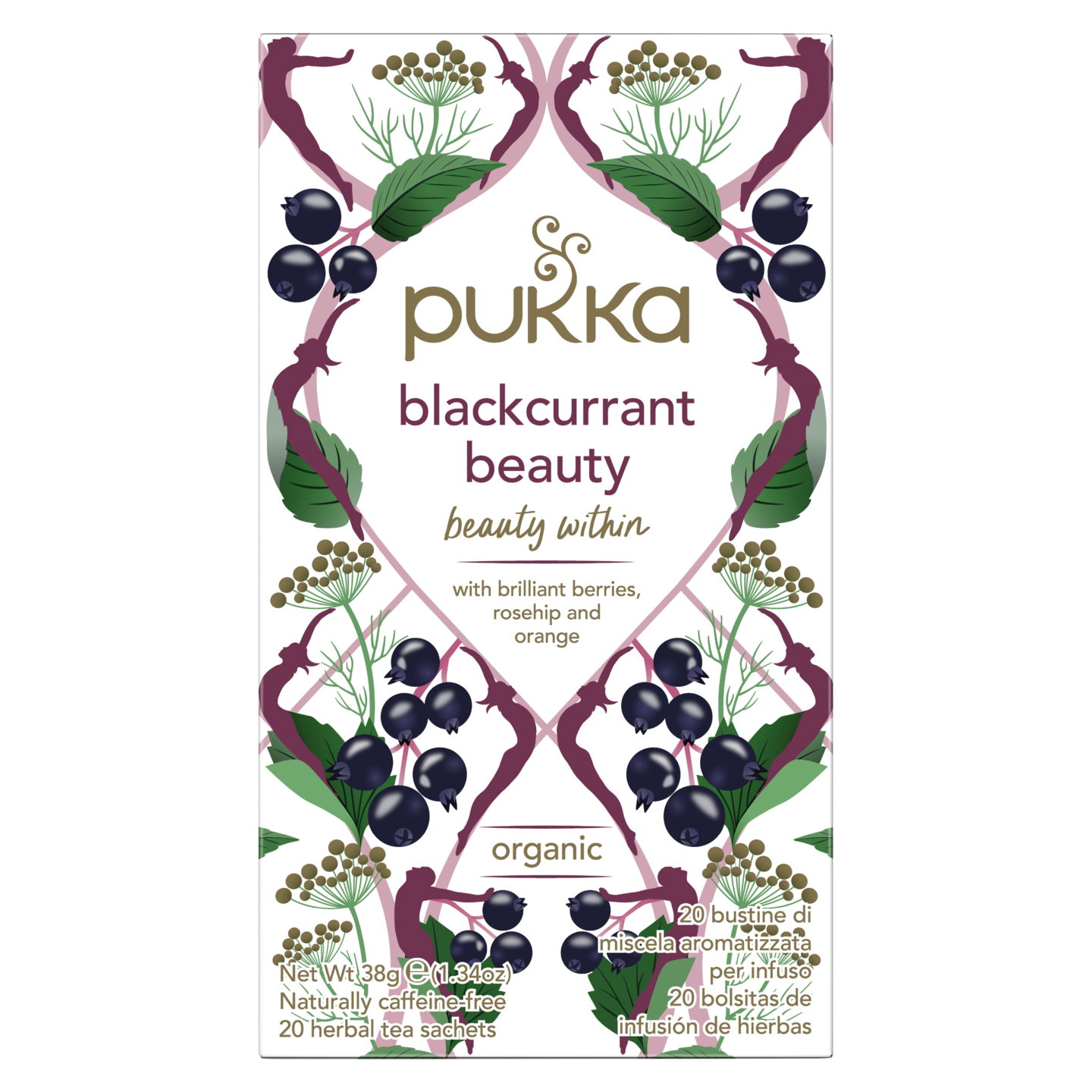 Pukka tee 20X1,9g Blackcurrant luomu