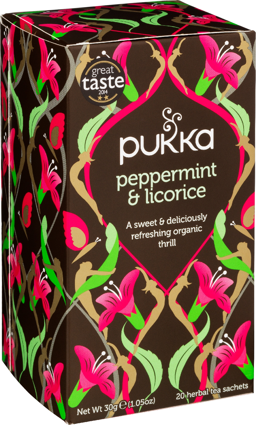 Pukka 20X1,5g Piparminttu-lakritsi luomu