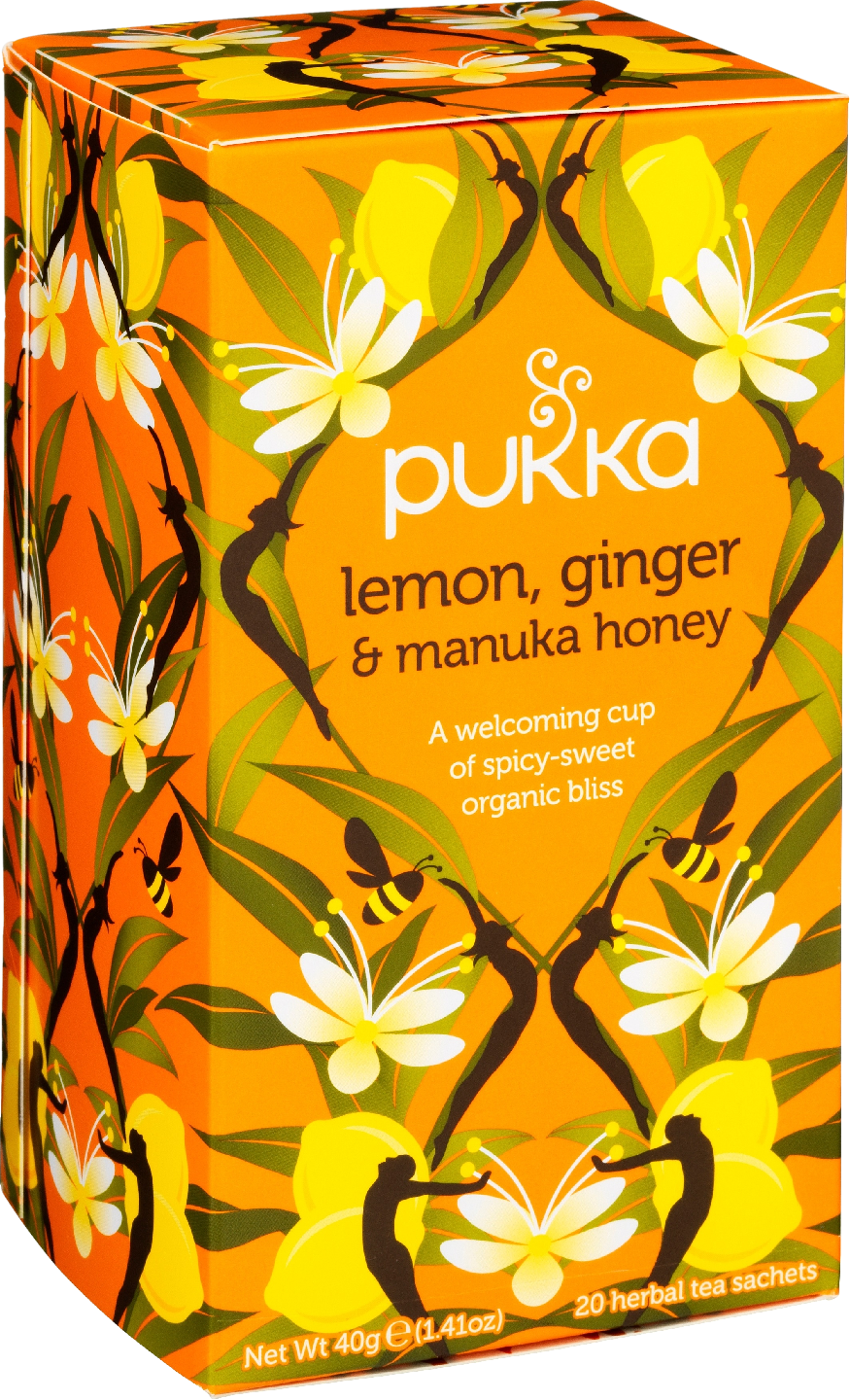 Pukka yrttitee 20p lemon-ginger-manuka honey