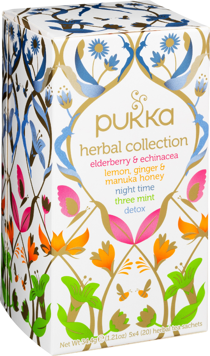 Pukka 5x4ps Herbal collection tee