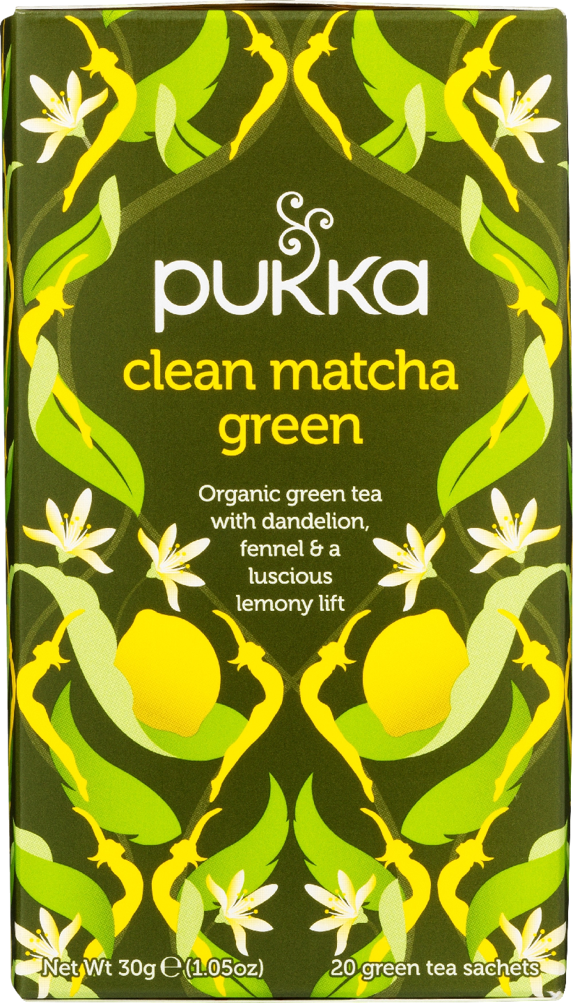Pukka 20x1,5g Clean match green tee