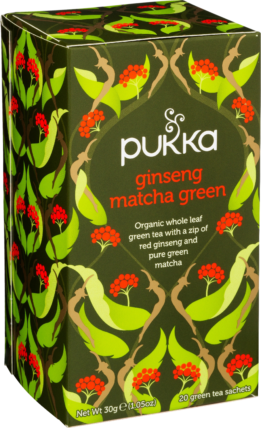 Pukka 20x1,5g Gins matcha green tee