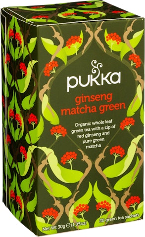 Pukka 20x1,5g Gins matcha green tee