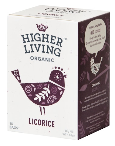 Higher Living luomutee lakritsi 30 g