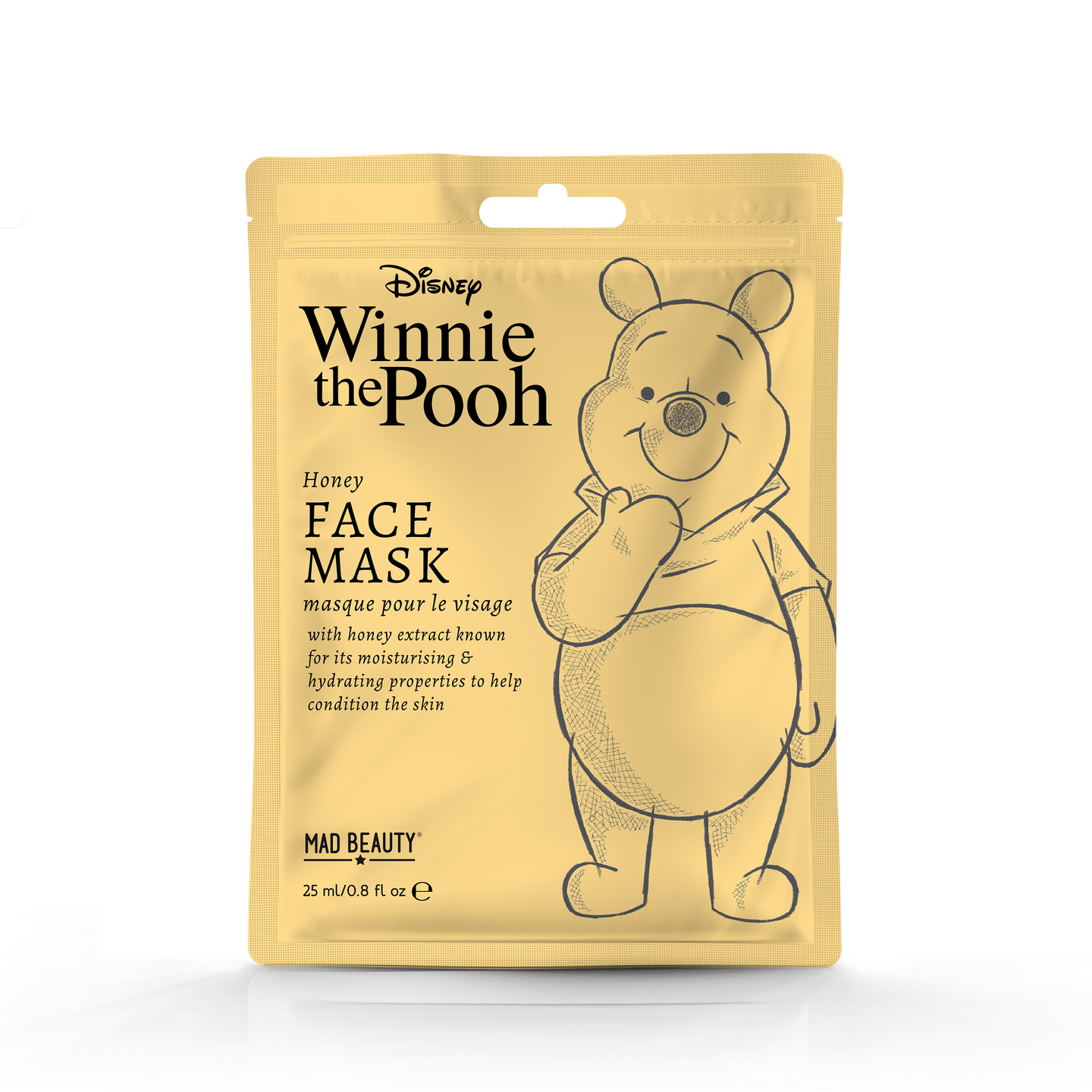 Mad Beauty Winnie The Pooh Honey Face Mask Nalle Puh kangasnaamio 1 kpl