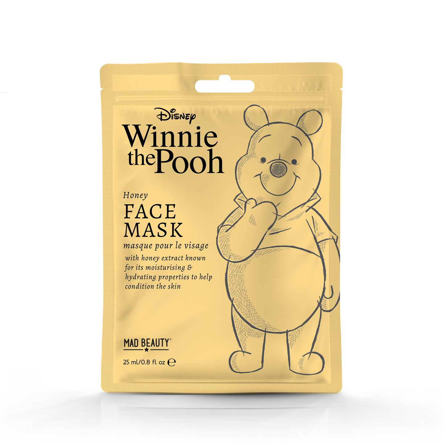 Mad Beauty Winnie The Pooh Honey Face Mask Nalle Puh kangasnaamio 1 kpl